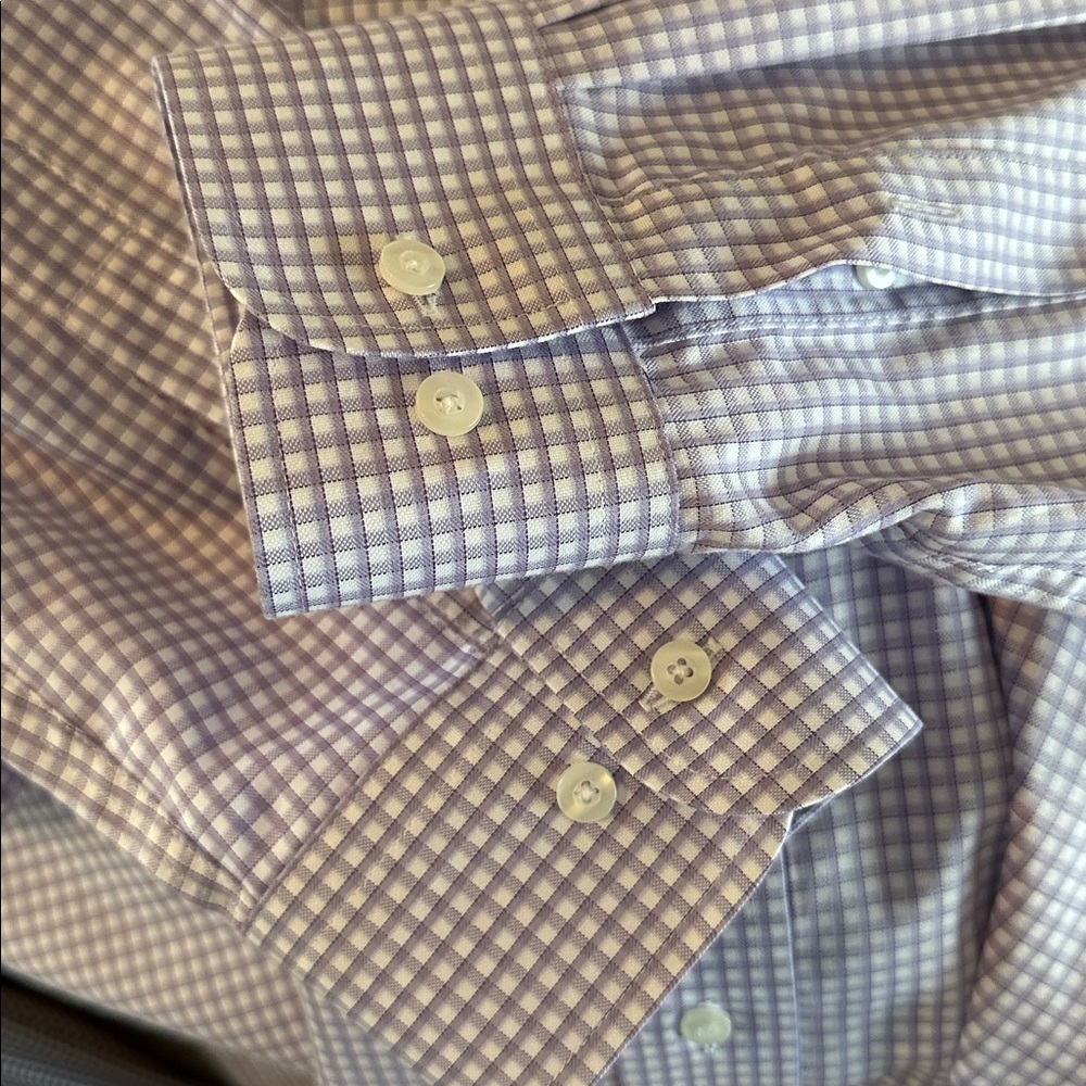 4 Mens Forsyth of Canada Non-Iron Tailored Fit Dress Shirts - Picture 6 of 17